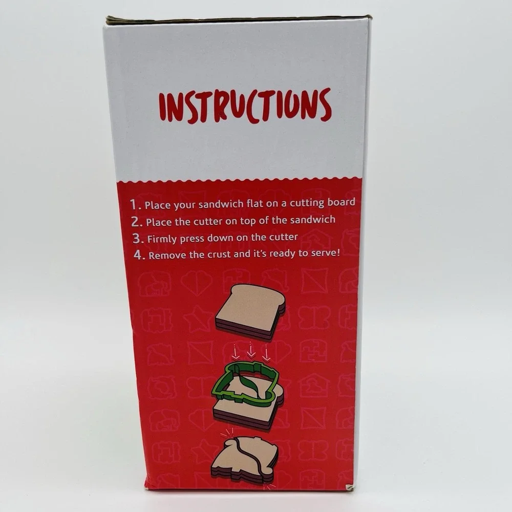 B'wiched Sandwich Cutter Set Brand New Opened Box